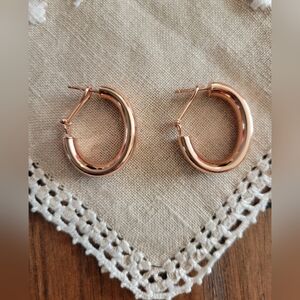 Milor Italian Bronze Hoop Earrings